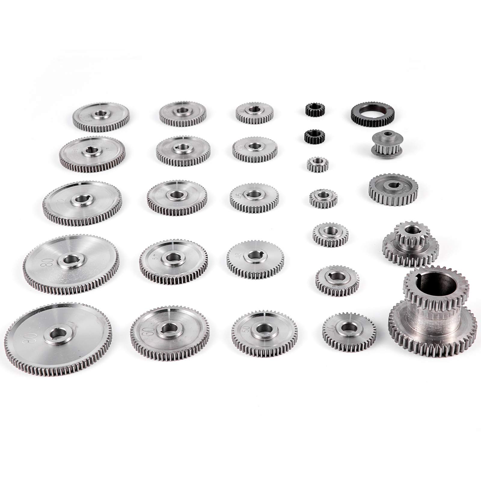 VEVOR 27PCS Metal Lathe Gears, Precise Mini Lathe Replacement Gears