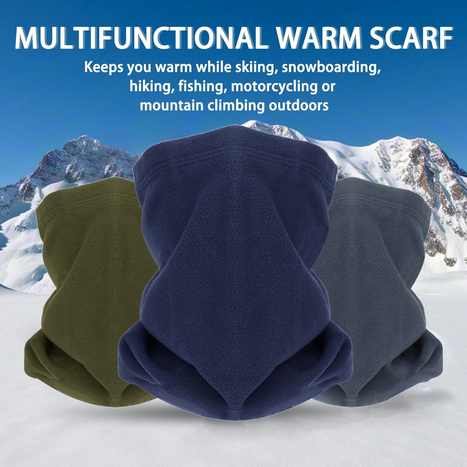 flintronic Copricapo,Multifunzione Fascia, Bandana Sciarpa di Riciclaggio della Bici Tubo Elastico Fascia Scaldacollo Balaclava Maschera UV Residence per Yoga Climb Ciclismo Escursionismo