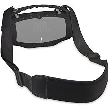 Silicone Cover Case and Shoulder Strap Replacement for JBL Xtreme 4 Portable Bluetooth Speaker, Accessories Protective Case with Adjustable Carrying Strap Black