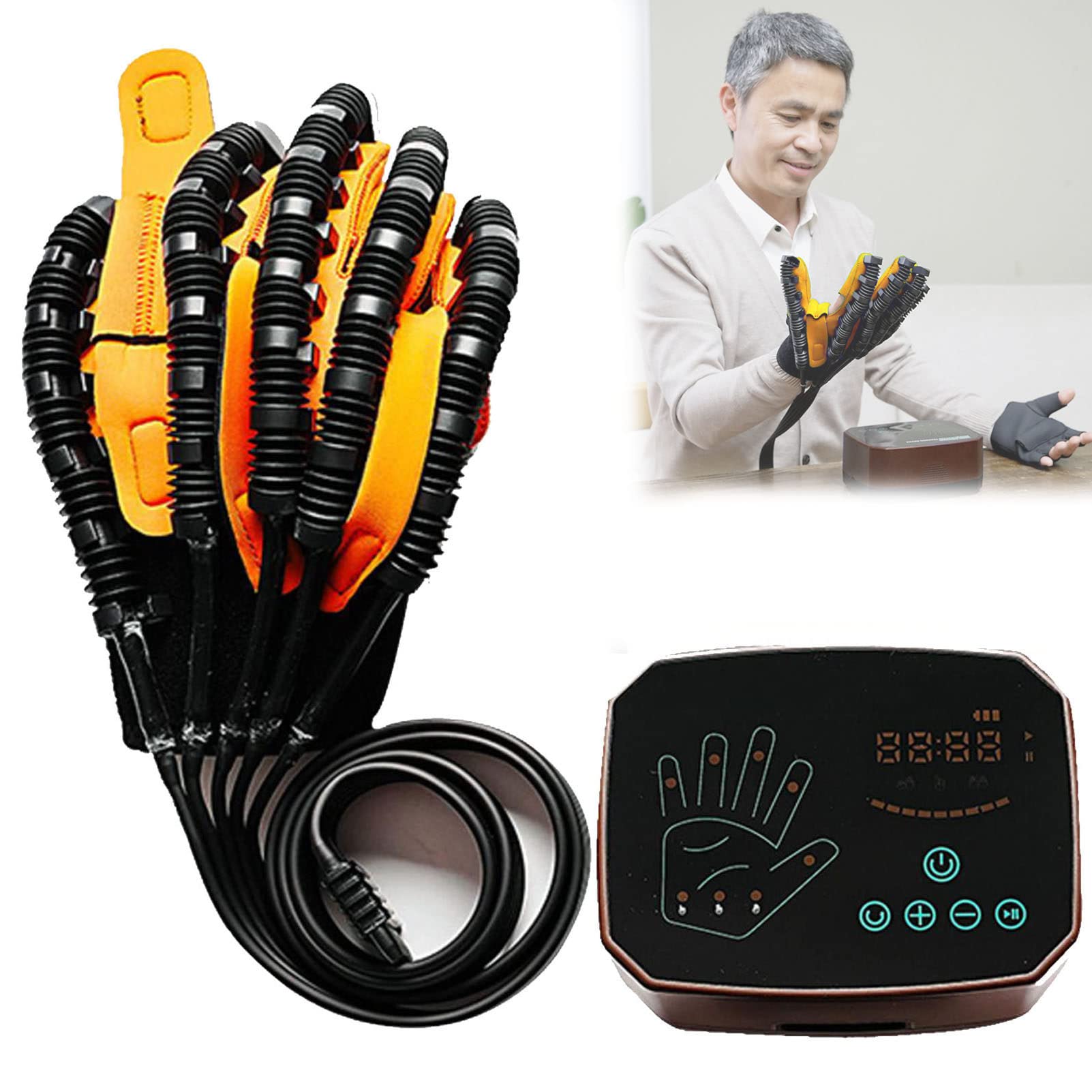 Guantes de robot de rehabilitación para recuperación de manos, equipo de asistencia para pacientes con accidente cerebrovascular y hemiplejia