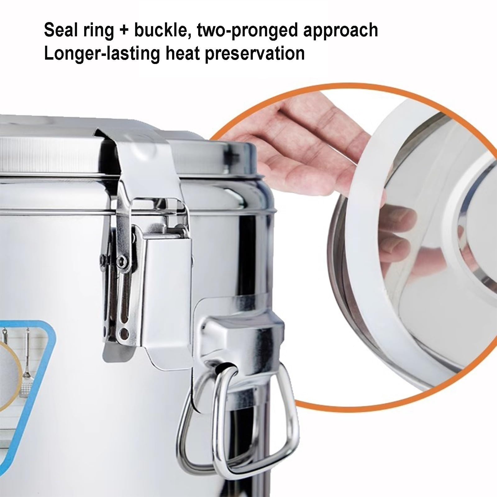 Distributeur de Boissons Isotherme en Acier Inoxydable 30 L, cafetière Chaude et Froide avec robinets, Service de Boissons Durable pour Les fêtes, Les événements et Les traiteurs - (Argent)