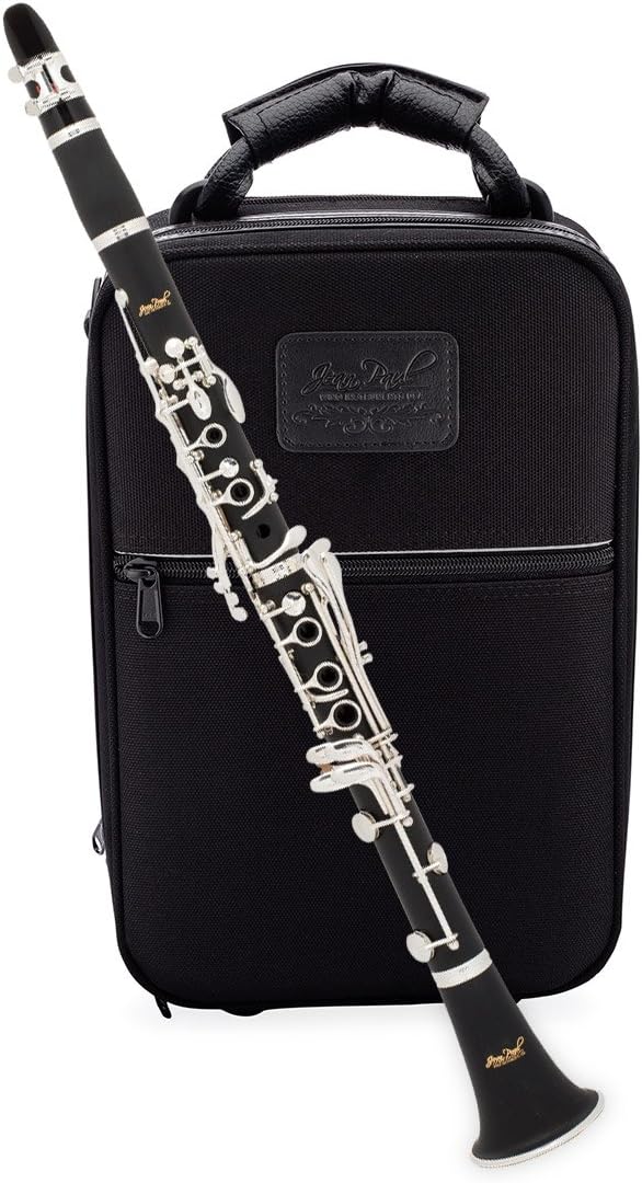 Jean Paul CL-400 Intermediate Bb Clarinet with ABS Body, Synthetic Pads and Silver-Plated Keys