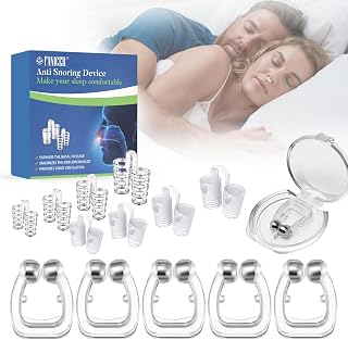 16 Piezas Anti Ronquidos Dilatador Nasal + Antironquidos Clip Nasal Magnético, Cómodo & Reutilizable, Anti Ronquidos Ayuda para Reducir, Mejoran la respiración, Adecuado Uso Nocturno, Transparente