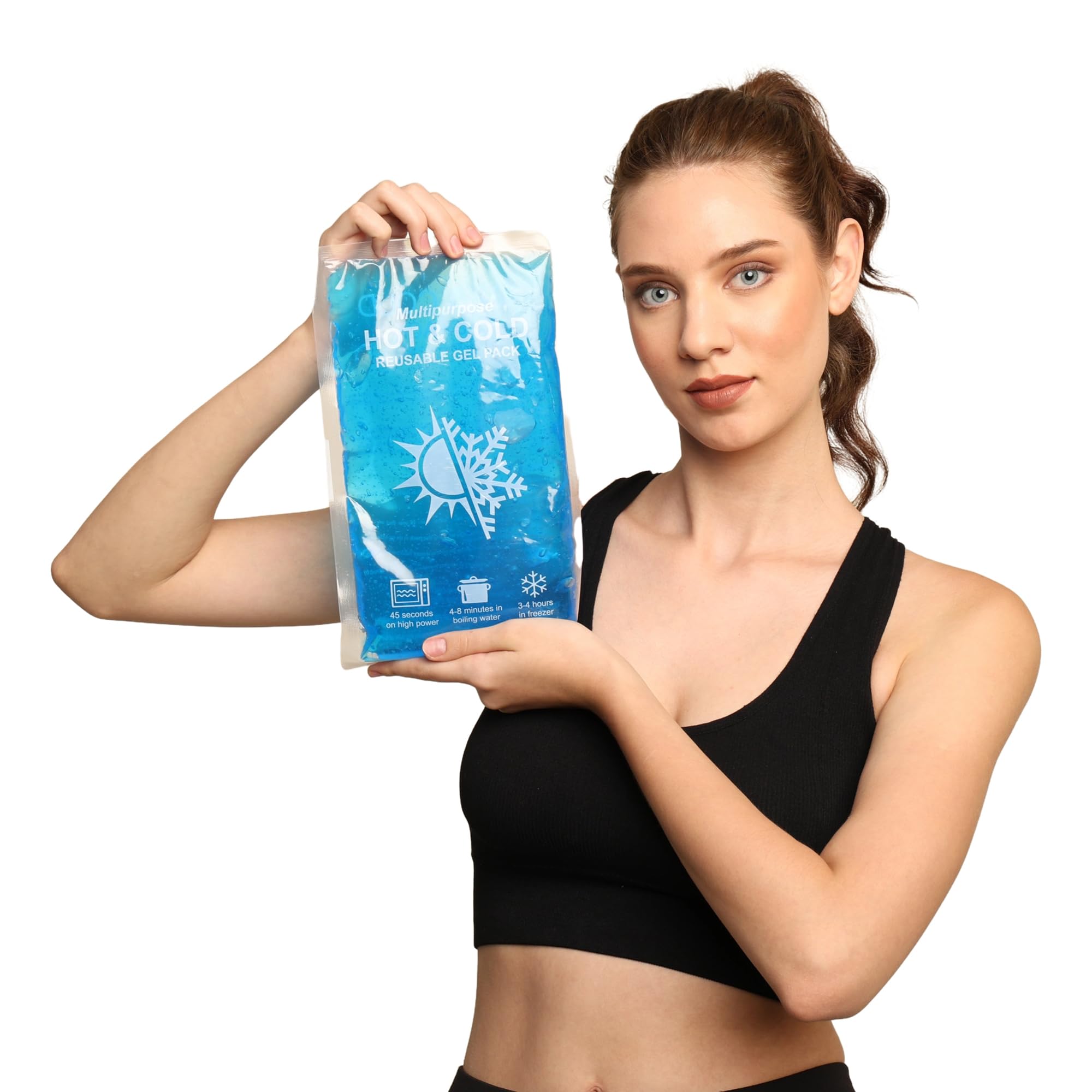 JYNX Hot and Cold Gel Pack for Pain Relief – Reusable Ice Pack Gel Bag for Back, Neck, Shoulders, Knee Pain Relief for Injuries (Medium (125mm X 260mm), Pack of 2) (B0D1MQTGTR) Amazon Price History, Amazon Price Tracker