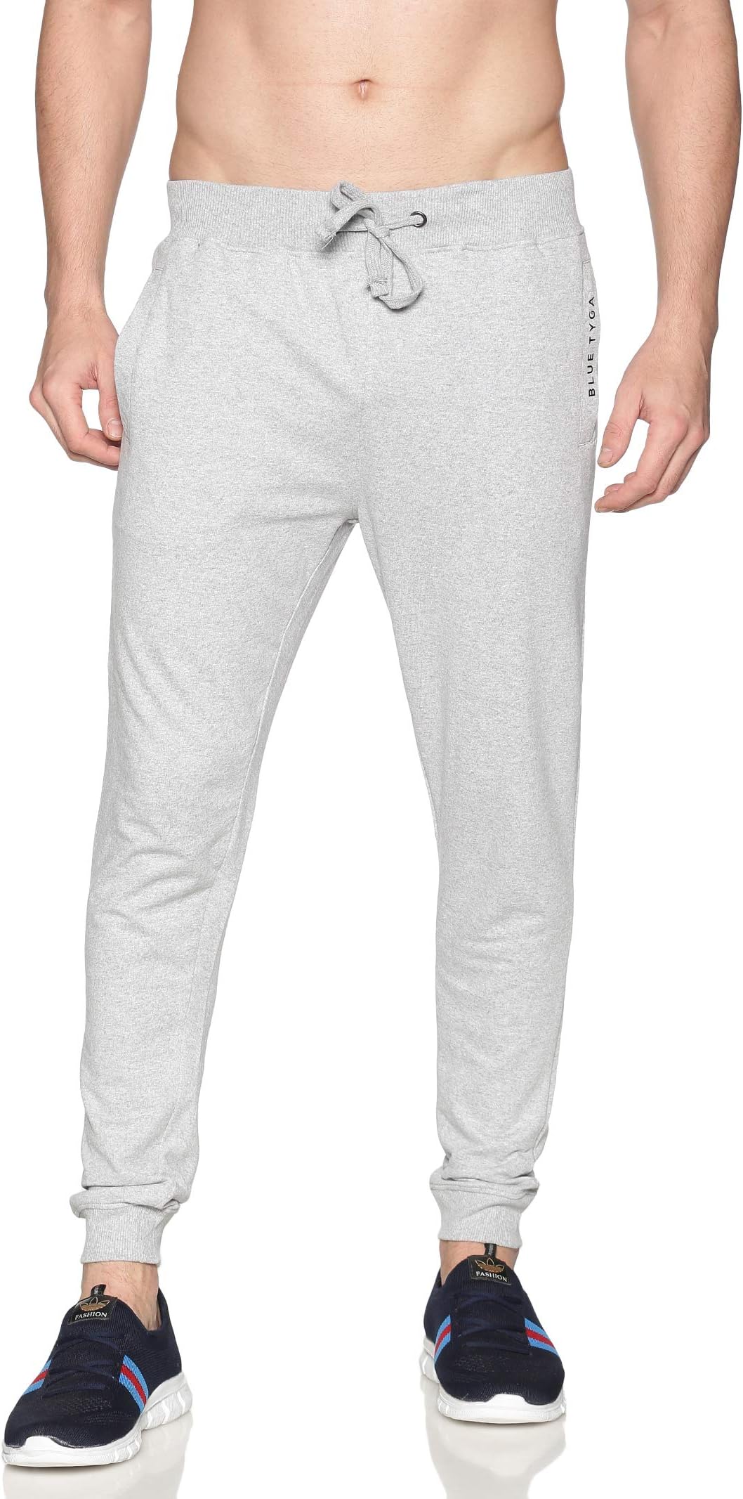 BLUE TYGAMen's Regular Fit Track pants