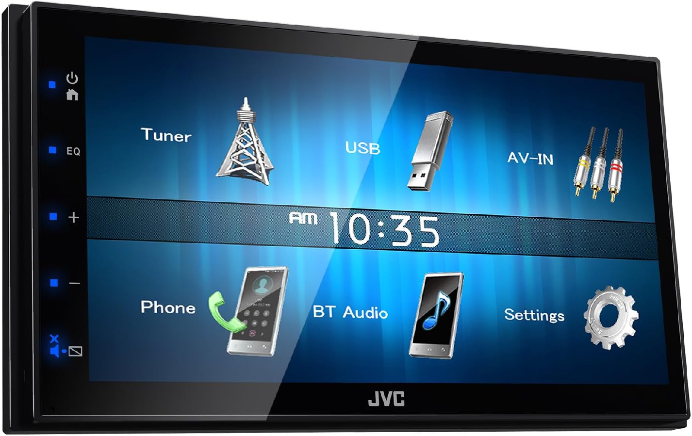 JVC KW-M24BT Radio with Bluetooth (Black)