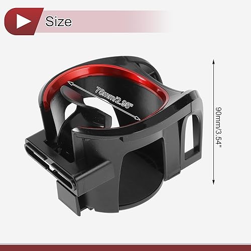 Miniatura 7 de 1 unids para la mayoría de los vehículos soporte ajustable de la taza del coche 2 en 1 soporte ajustable del teléfono soporte de la taza de