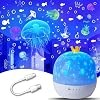 Magical Starry Sky Projector Kids,QIANSSE Toys for Boys Girls Ages 2-6 360° Rotating Sensory Light Starry Sky Toy Gift for Birthdays Holidays