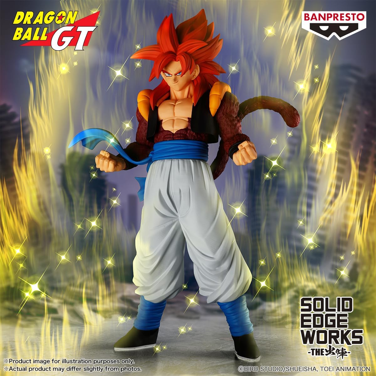 Banpresto - Dragon Ball GT - Super Saiyan 4 Gogeta Solid Edge Works Figure