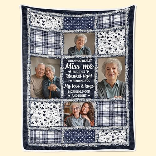 Miniatura 3 de Pawfect House I Try to Let You Know with Signs - Manta personalizada conmemorativa - Carga imagen regalo de condolencias de Navidad para miembros de