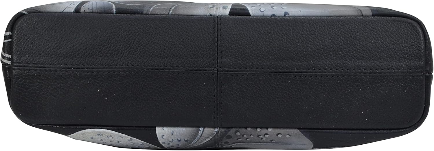 Anna by Anuschka Women's Original Genuine Leather Hand-Painted Small Satchel - Leather Handbag for Women | Original, Genuine Leather, Hand-Painted, for Women - Image 6