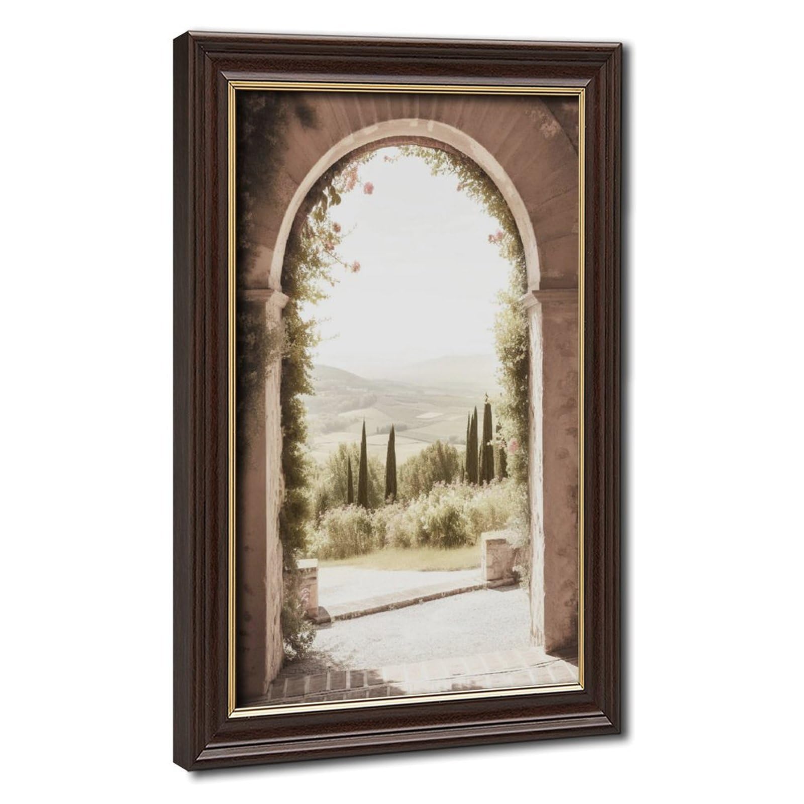 Bareronor Tuscany Archway Canvas Poster Bedroom Decor Landscape Office Room Decor Gift 24" L X 36" W