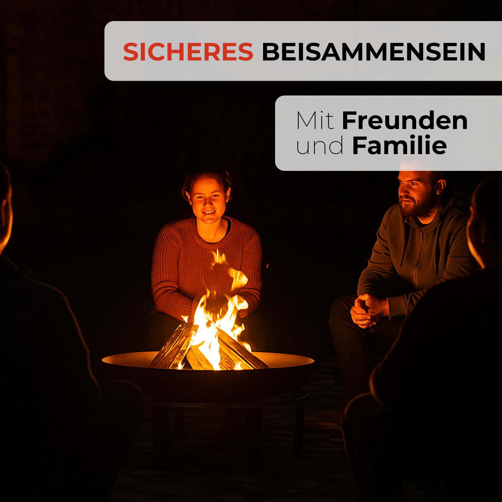 CookKing Stahl Deckel Ø 61 cm | Zubehör für Feuerschalen | Passgenaue Abdeckung für Ø 60 cm Feuerschalen | Schutz vor Ascheflug & unkontrolliertem Feuer | Hochwertiger Rohstahl | Handmade in Europe |
