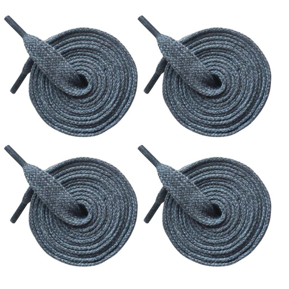 4Pcs Hoodie Flat Draw String Replacement 12mmX50 Inch Drawstrings Cord for Sweatpants, Sweatshirt, Jacket, Coats, Shorts, Pants, Swim, Trunks, Pullover Hooded (Dark Grey)