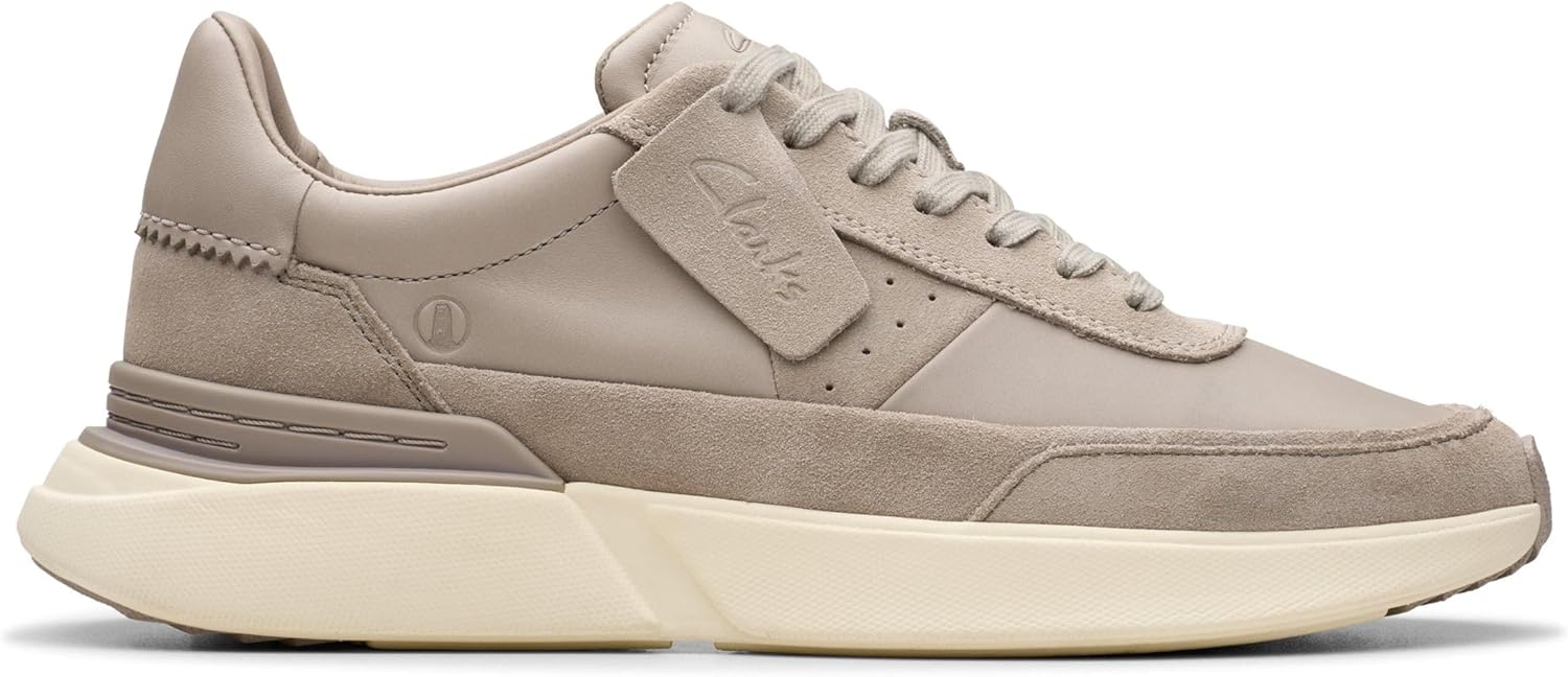 Entrenadores con cordones de cuero gris para hombres Craft Pace