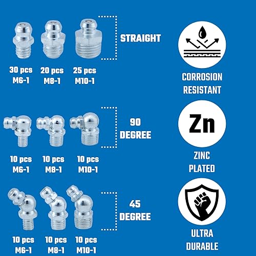 Vista 51 de Neiko 50457A - Kit surtido de pasadores de chaveta, 150 clips de acero chapado en zinc, pequeños pasadores de chaveta para uso en sistema de bloqueo