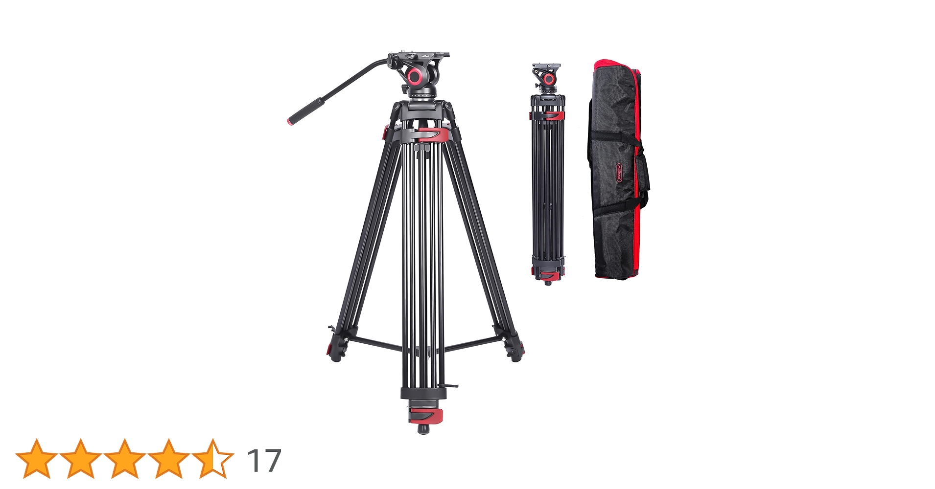 Amazon | miliboo mtt602Ⅱ-A カメラ 三脚 ビデオ三脚 油圧