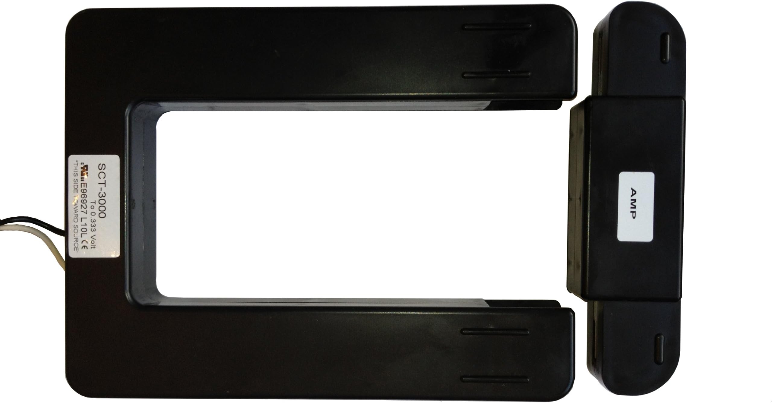 SCT-3000-3000 Split Core Current Transformer (CT) 3.0" x 5.0" ID 0.333V Secondary (Output) 3000 Amp Primary (Input)