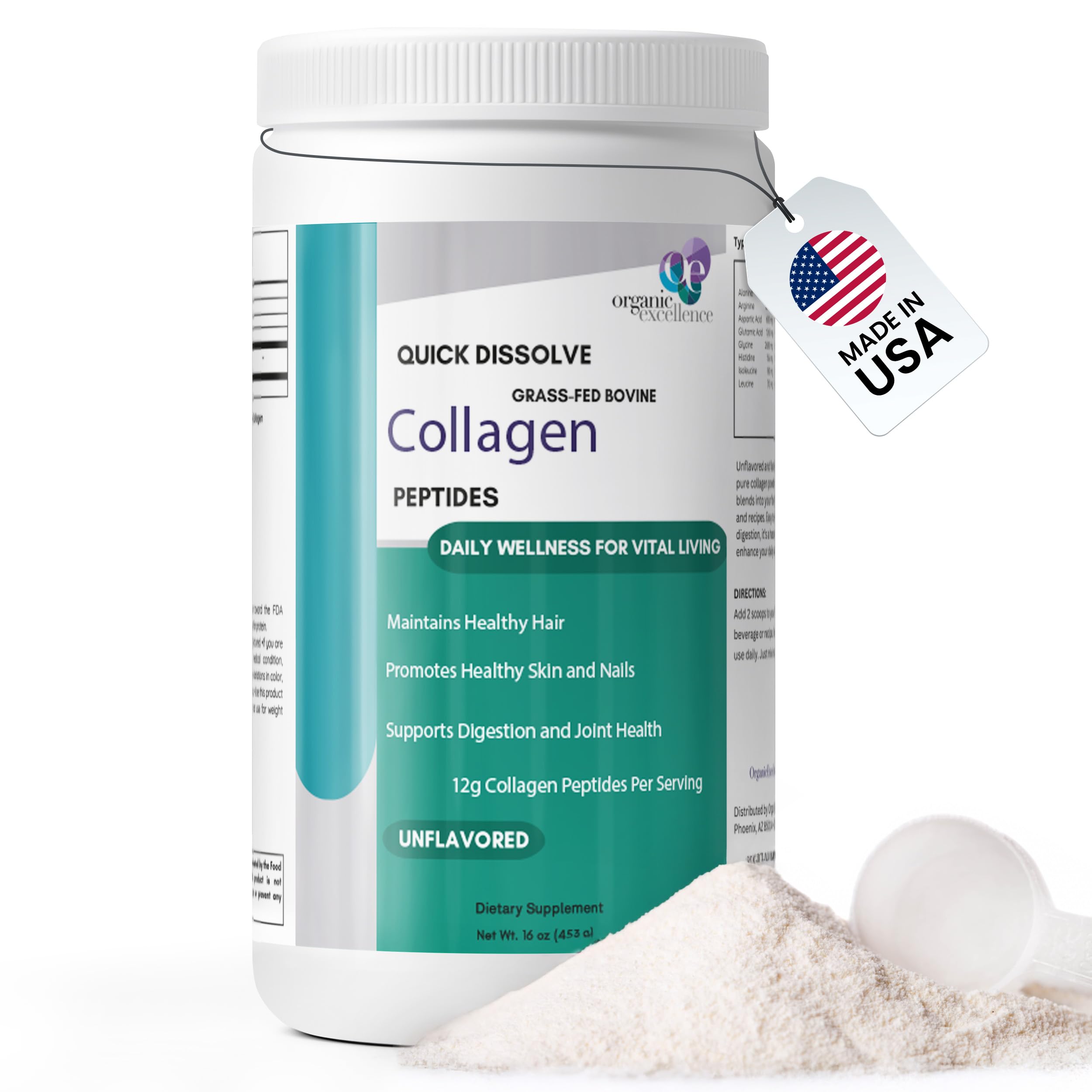 Organic Excellence Collagen Peptides