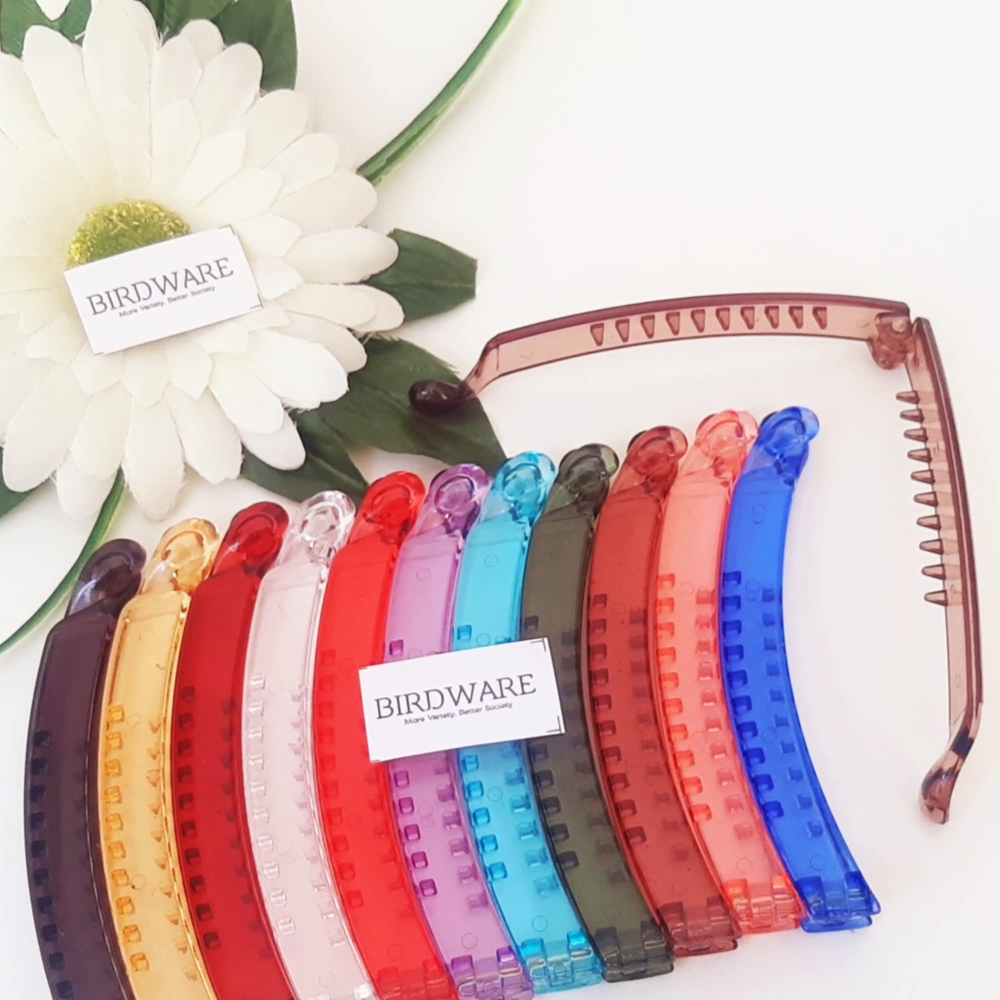 BIRDWARE big size hair clips clutcher for women claws for girls Imported Rubber Acrylic Material Stone Butterfly Hair Clips For Women | Hair Clutchers