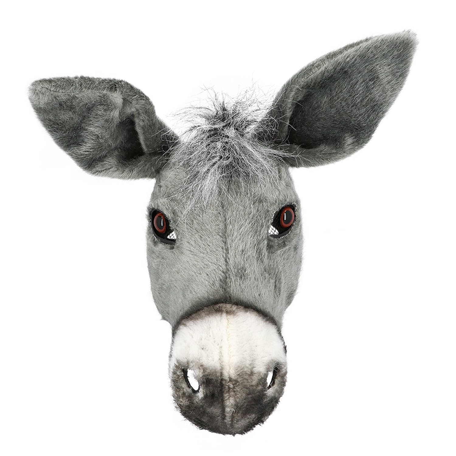 Boland Plush Animal Mask for Adults, Durable Half Mask for Costumes, Carnival, Theme Party or Halloween
