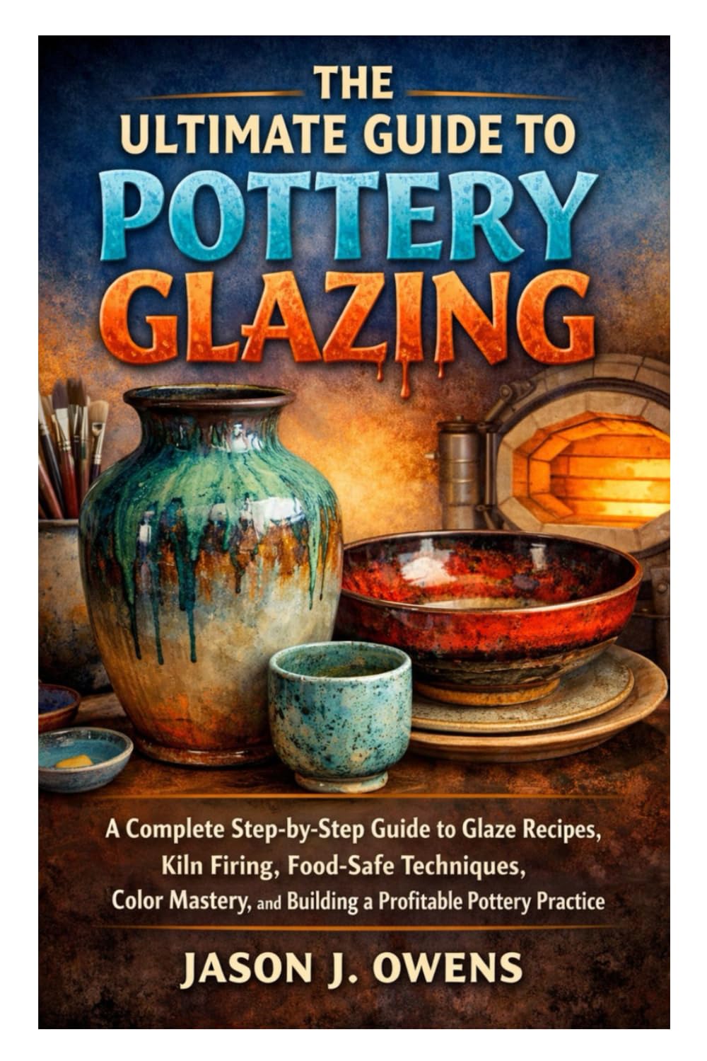 The Ultimate Guide to Pottery Glazing: A Complete Step-by-Step Guide to Glaze Recipes, Kiln Firing, Food-Safe Techniques, Color Mastery, and Building a Profitable Pottery Practice