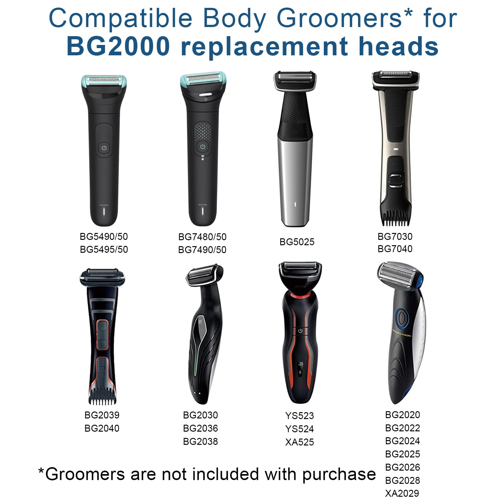Philips Norelco Bodygroom Replacement Head - BG2000 -2