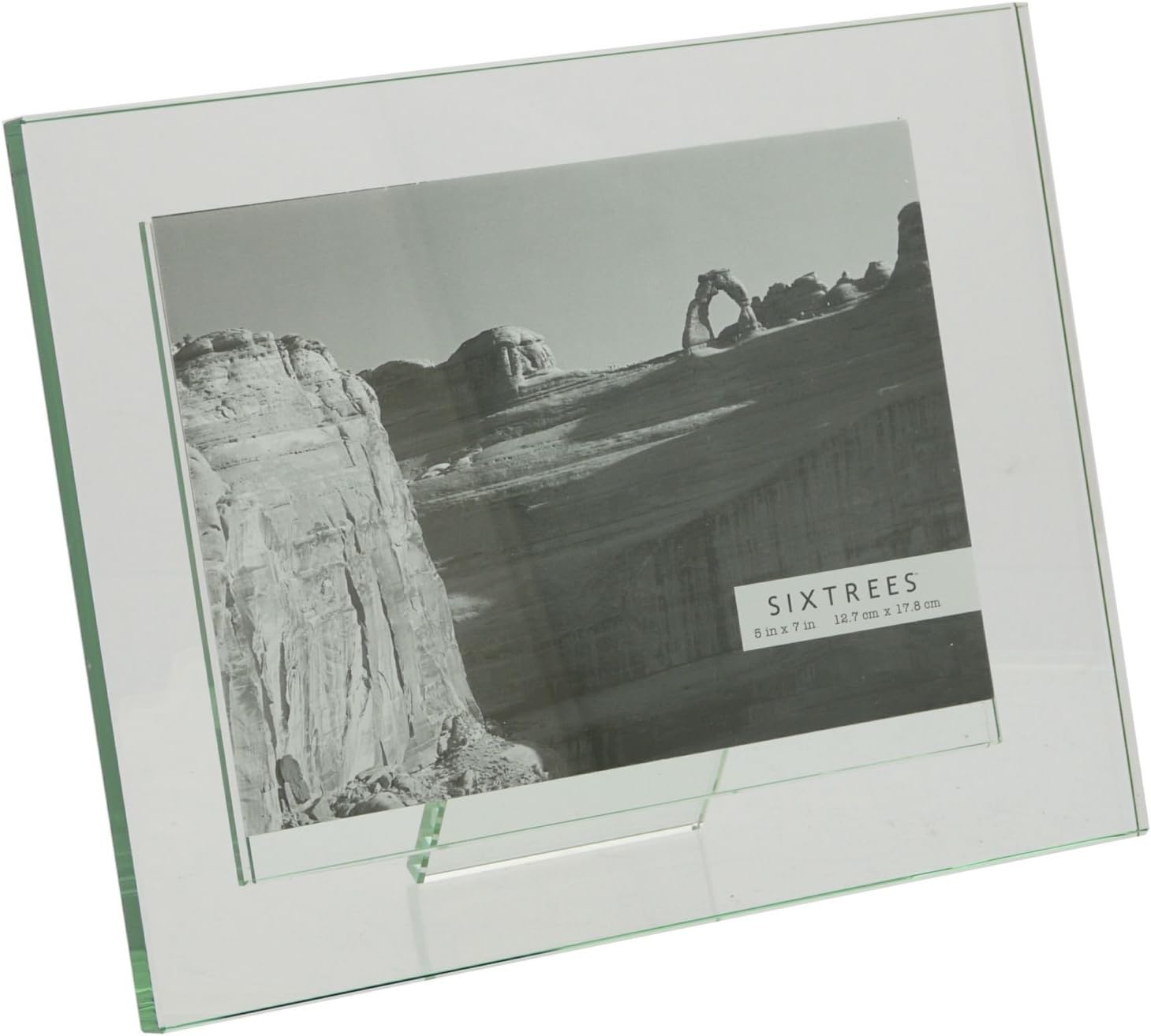 Heavy Glass Photo Frame 7 x 5inch Amazon.co.uk Home & Kitchen