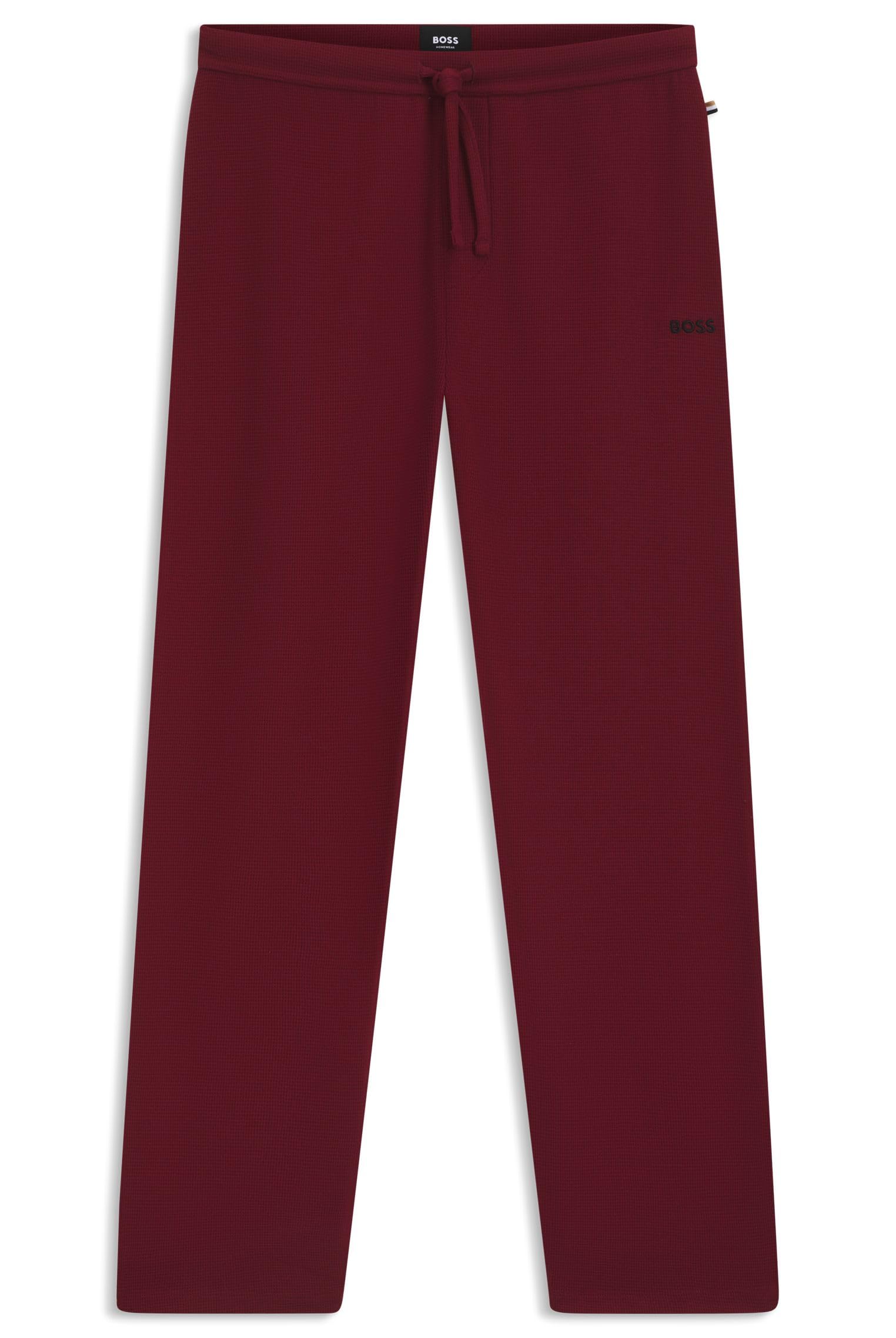 BOSS Herren Pyjama_Pant Waffle Pants 10269584 01