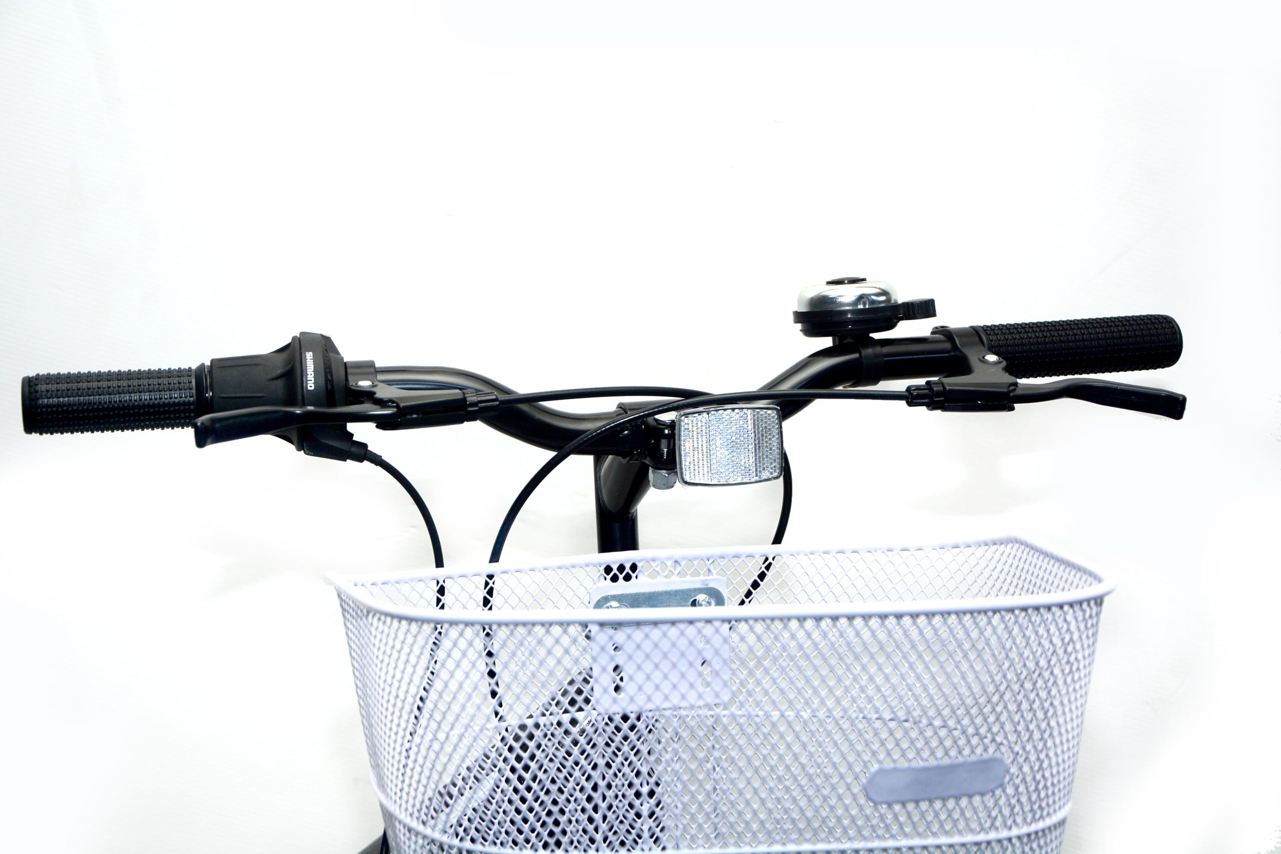 ️ Bicicleta Paseo Mujer 26 Pulgadas | Bicicleta con 7 velocidades + Cesta + Portaequipajes | Elegante y Cómoda para Mujer