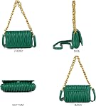Montana West Quilted Handbags for Women Crossbody Bags Trendy Small Purses and Top Handle Handbags