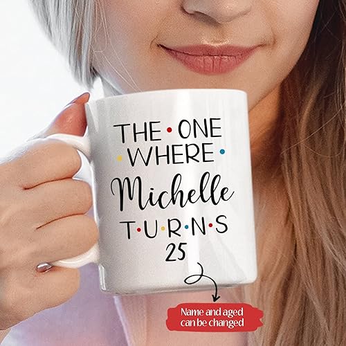 Miniatura 8 de Taza de café de feliz cumpleaños, regalos para regalos de cumpleaños, regalo de amigos, taza de café personalizada de cumpleaños para compañeros de