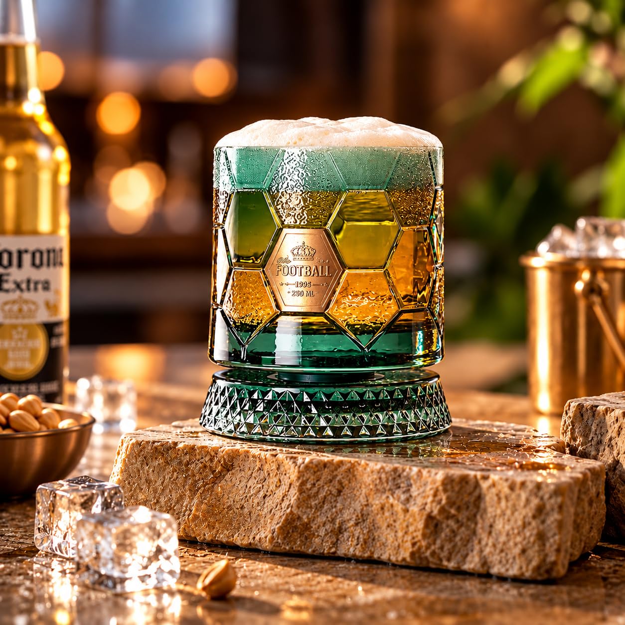 LED Revolving Whiskey Glasses - Rotating Crystal Tumblers -20