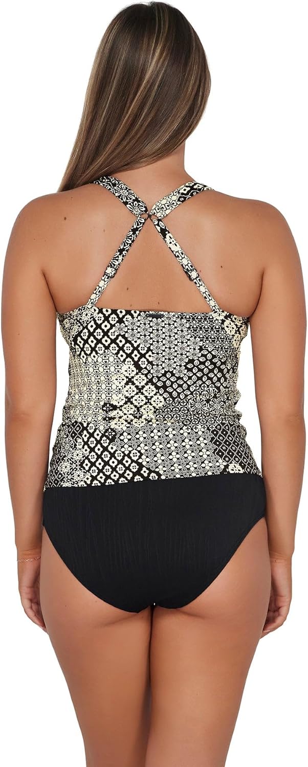 Sunsets Elsie Tankini Women's Swimsuit Top with Underwire in Textured Fabric (Bottom Not Included) - Image 4