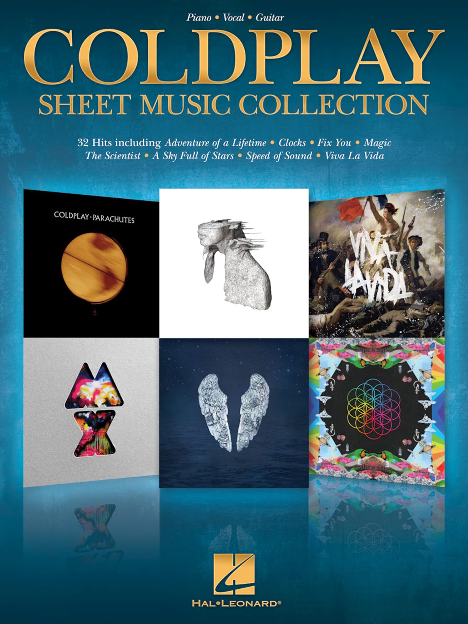 Coldplay Sheet Music Collection Piano, Vocal, Guitar Songbook | 32 Hit Arrangements for Beginners and Experienced Musicians | Music Book for Piano Vocal and Guitar Players