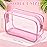 Weewooday 12 Pieces Clear Makeup Bags Cosmetic Storage Bags PVC Zipper Pouches Travel Waterproof Makeup Plastic Case for Women Organizing Toiletries Traveling Bathroom