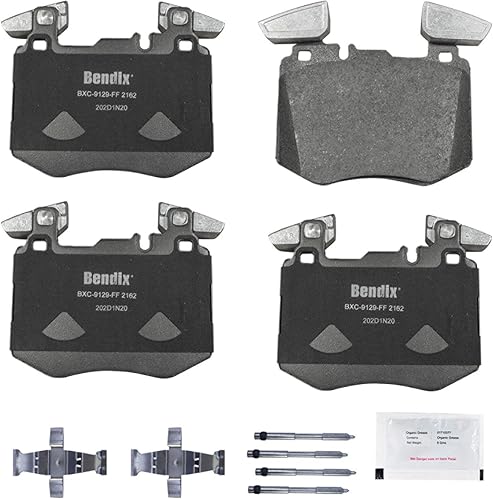 Vista 159 de Bendix Priority1 CFC1035 Pastillas de freno delanteras de cerámica para modelos seleccionados Chevrolet Aveo, Aveo5, Optra, Spark, Spark EV, Pontiac