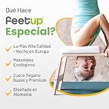 FeetUp - El banco original para parada de cabeza de yoga, banco entrenador vegano para parada de manos y soporte, equipo de inversión de entrenamiento de fuerza para relajación y fuerza, incluye app y