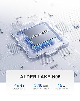 Amazon.co.jp: 【ノートパソコン 16GBメモリ+512GB SSD N95 最大