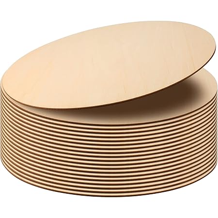 6 Disques En Bois Naturel 18-20 Cm – Tranches D'arbre Sans Trou | Déco, Bricolage, Créations