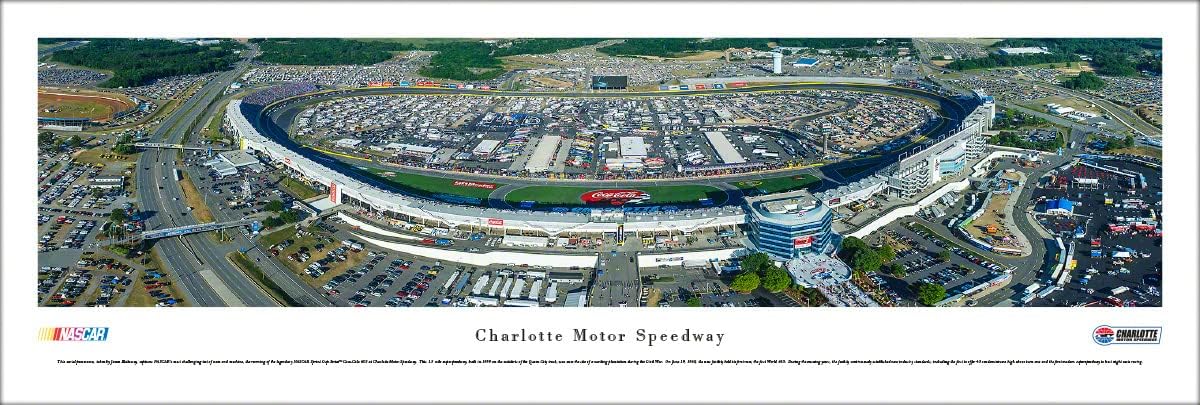 Charlotte Motor Speedway - Unframed 40 x 13.5 NASCAR Poster by Blakeway Panoramas