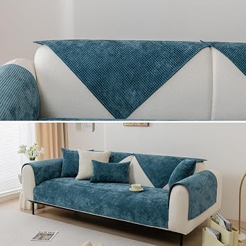 NUODWELL Sofa Cover 1/2/3/4 Seater, Universal Non-Slip L Shape Couch Cover