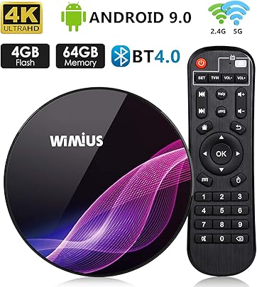 Box Android 9 0 4GB RAM 64GB ROM WiMiUS K1Pro Smart Box Ultra Dual Band WIFI Bluetooth 4 0 USB 3 0 Amlogic S905X2 H 265 64Bit Box Android 9 0 4GB RAM 64GB ROM WiMiUS K1Pro Smart Box Ultra Dual Band WIFI Bluetooth 4 0 USB 3 0 Amlogic S905X2 H 265 64Bit