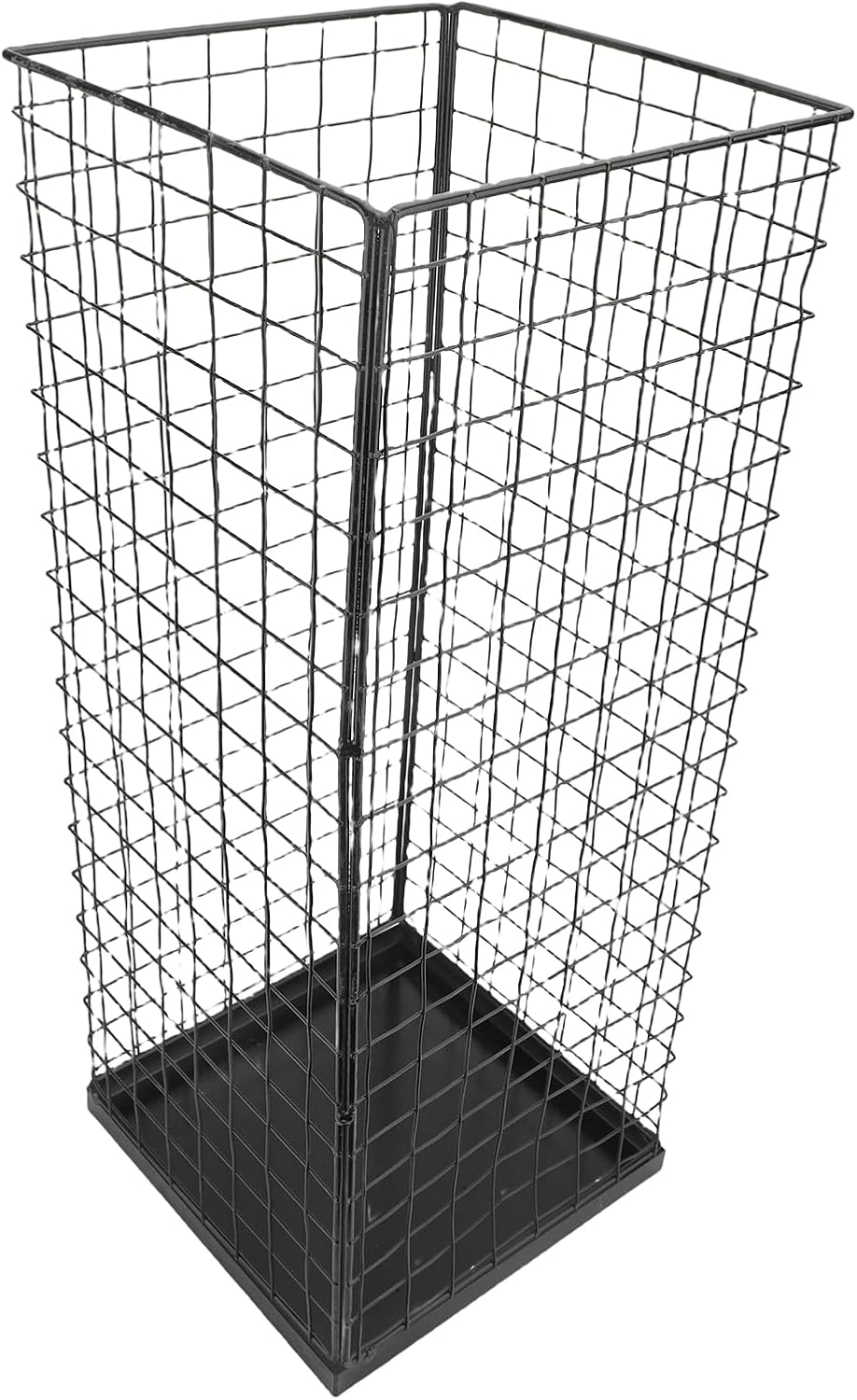 GIFTER Metal Entryway Umbrella Holder Indoor Outdoor with Bottom Drip Tray Sturdy Iron Stand for Umbrellas Walking and More