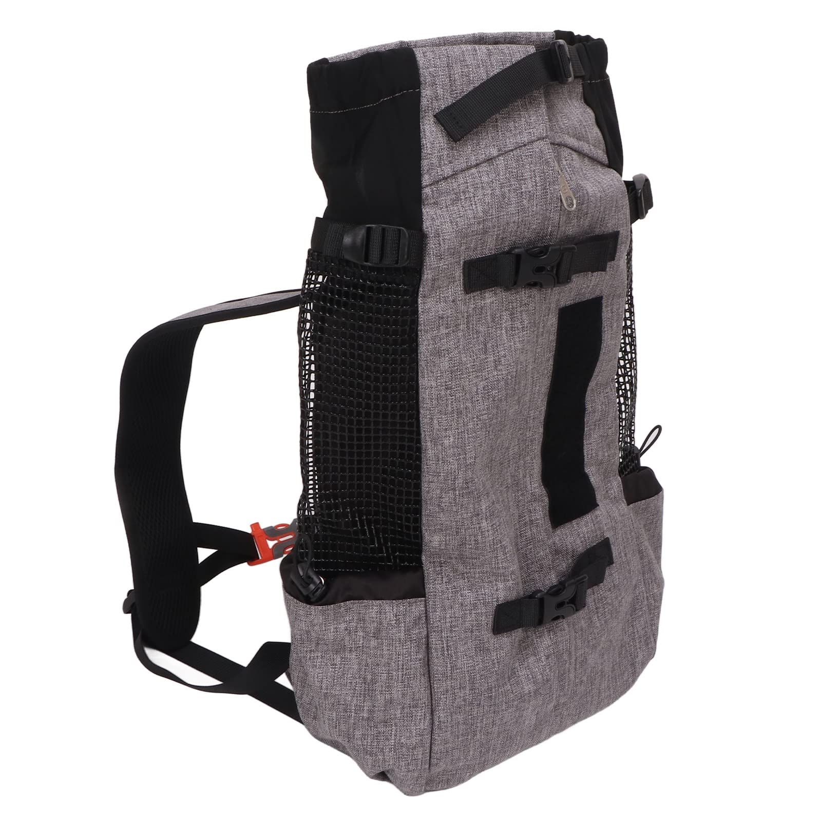 Pet Backpack, Soft Dog Carrier Backpack Nylon Large Space Shock Proof Portable with Reflective Strip for Pets for Walking for Travel for Dogs (Grey) (B0BPTYBLF9) Amazon Price History, Amazon Price Tracker