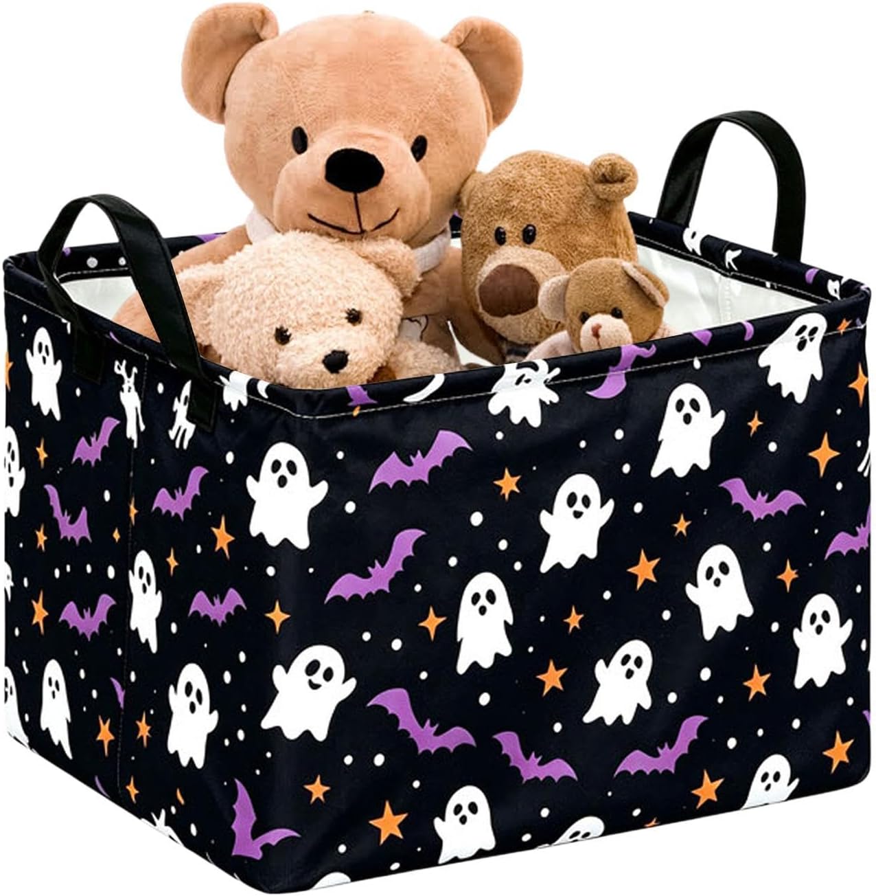 Halloween Baskets Adults, Seasonal Spooky Box, Halloween Laundry Bin, image 2