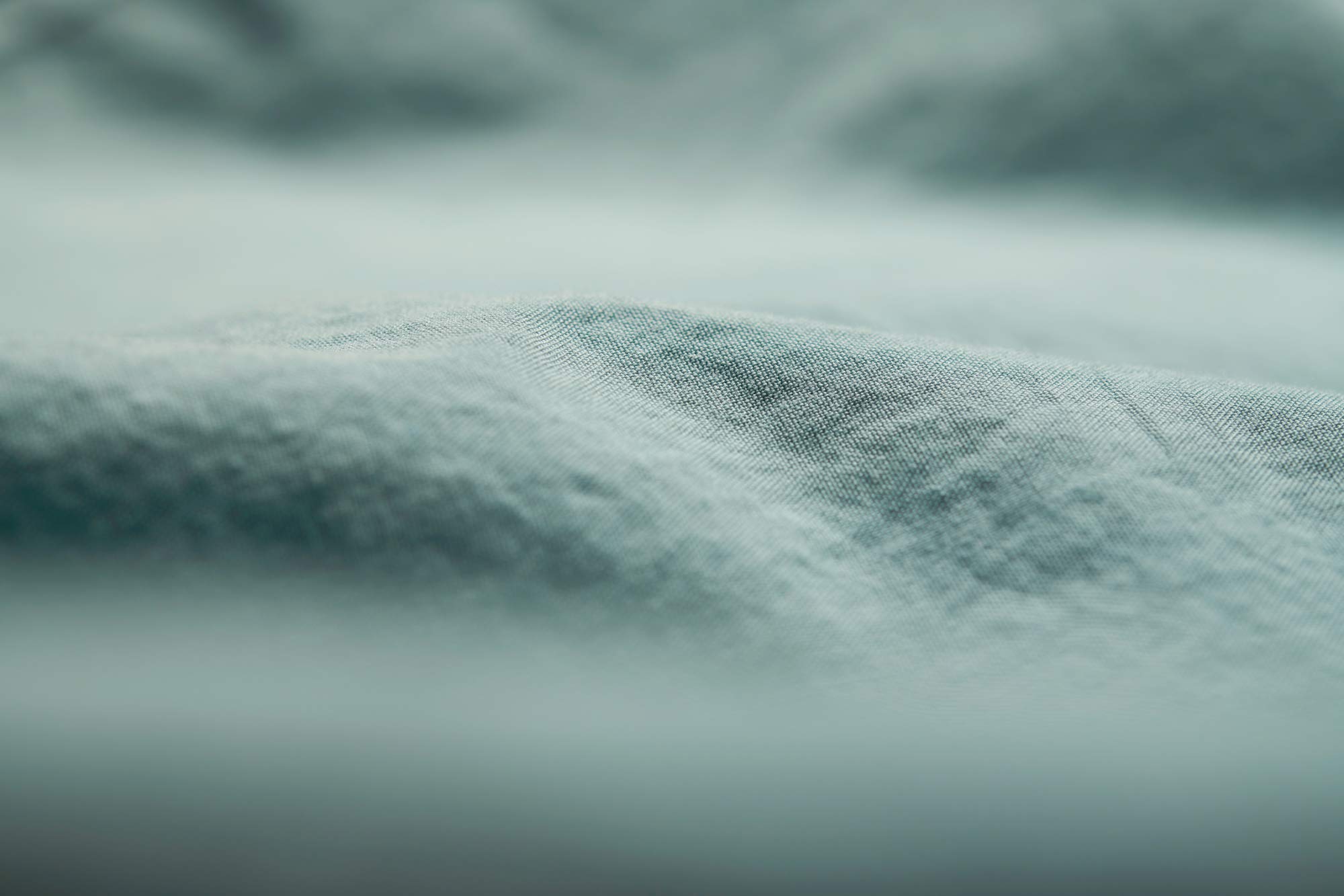 L1NK STUDIO Funda nordica Cama 105 cm Lisa (180x220cm) 100% algodón (Percal 200 Hilos) Menta