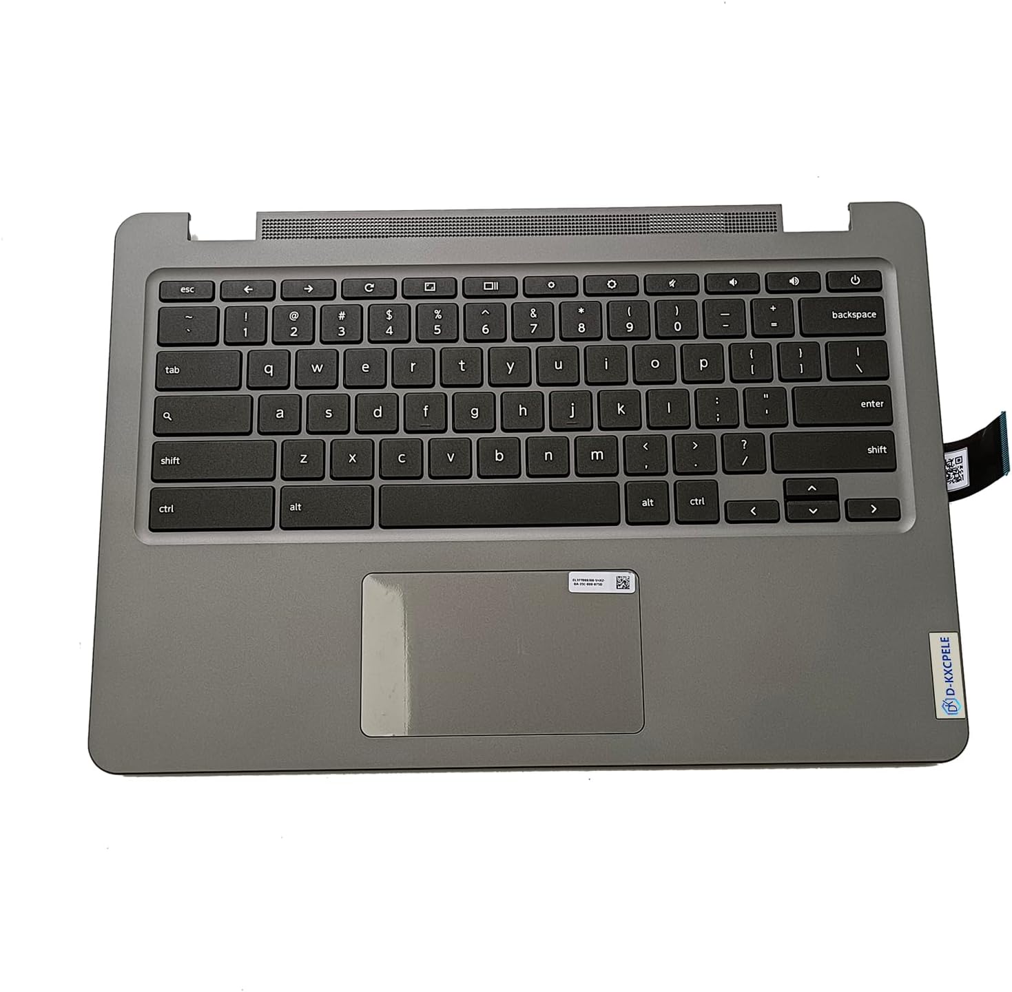 Replacement for Lenovo 14e Chromebook Gen 2nd Laptop Upper Top Cover Case Palmrest US Keyboard Touchpad Assembly Part 5M11C89153 (Palmrest+ Keyboard+Touchpad)