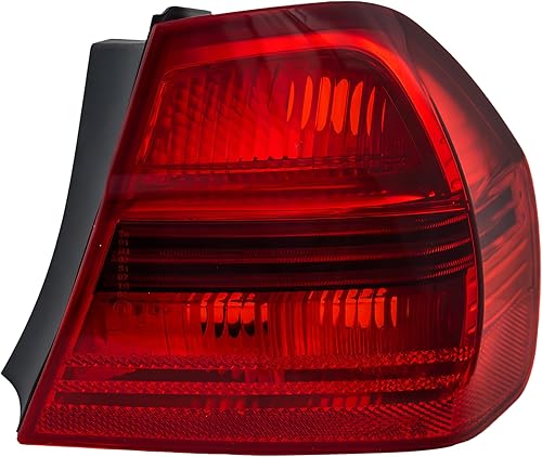Miniatura 3 de Evan-Fischer - Lente de luz trasera y carcasa compatible con BMW 323i 2006-2008 Outer Sedan lado del pasajero