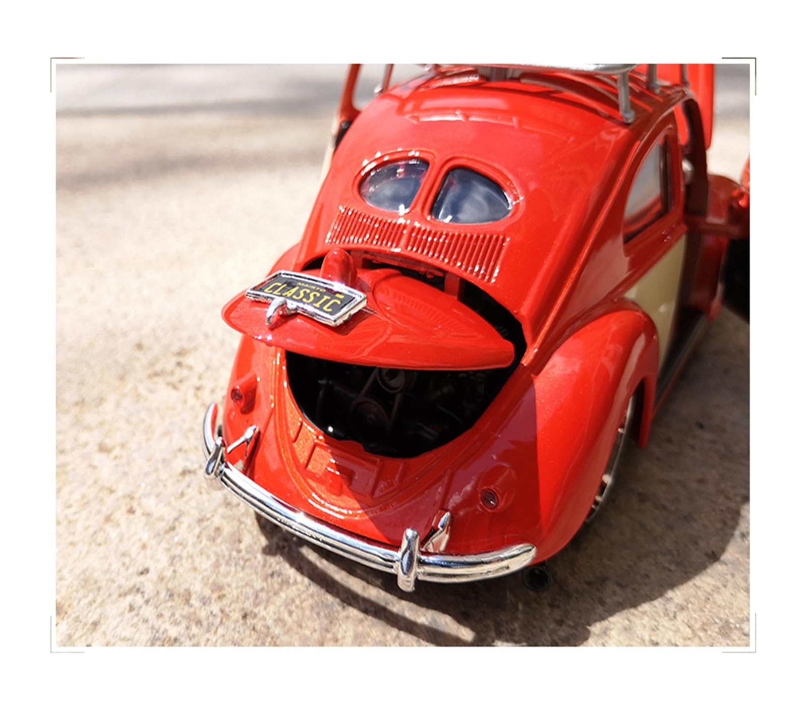 Modellino Di Auto In Lega Di Zinco 1:18 1951 Per Volkswagen Beetle Lega Classic Car Diecast Toy Modello Retro Car Giocattolo Da Collezione Modellino Di Auto Pressofuso